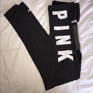 Victoria secret pink mesh leggings